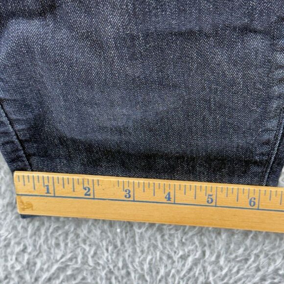 Ann Taylor Loft Stretch Denim Modern Crop Blue‎ Jeans Womens Size 28/6 Low Rise - Picture 6 of 7